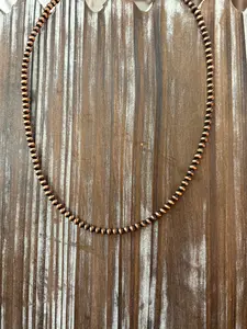 Mini Beaded Copper Necklace