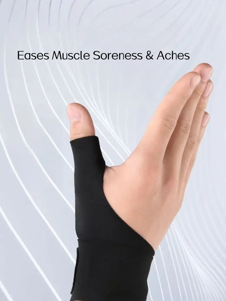 Adjustable Thin Lightweight Stable Thumb-Wrist Support Brace - Breathable Stabilizer Sleeve for Tendonitis, Carpal Tunnel, Joint Pain Relief (Fashion Accessory)