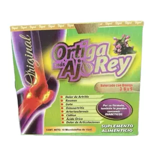 Ortiga Ajo Rey Artri King Natural Antioxidant Dietary es bebile es liquids 10 botellas Supplement with Cúrcuma Collageno 10 Microbotellas Vitamin