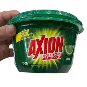 >  2 AXION Dish-Wash Paste LIME 450g All Puro ose Cleaning Paste Tackles Tough Stains, Grime and Grease Effortlessly but gentle on all Household surfaces -