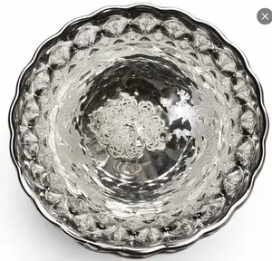 Imperial Twin Dragon Silver Jian Zhan Decorative Plate