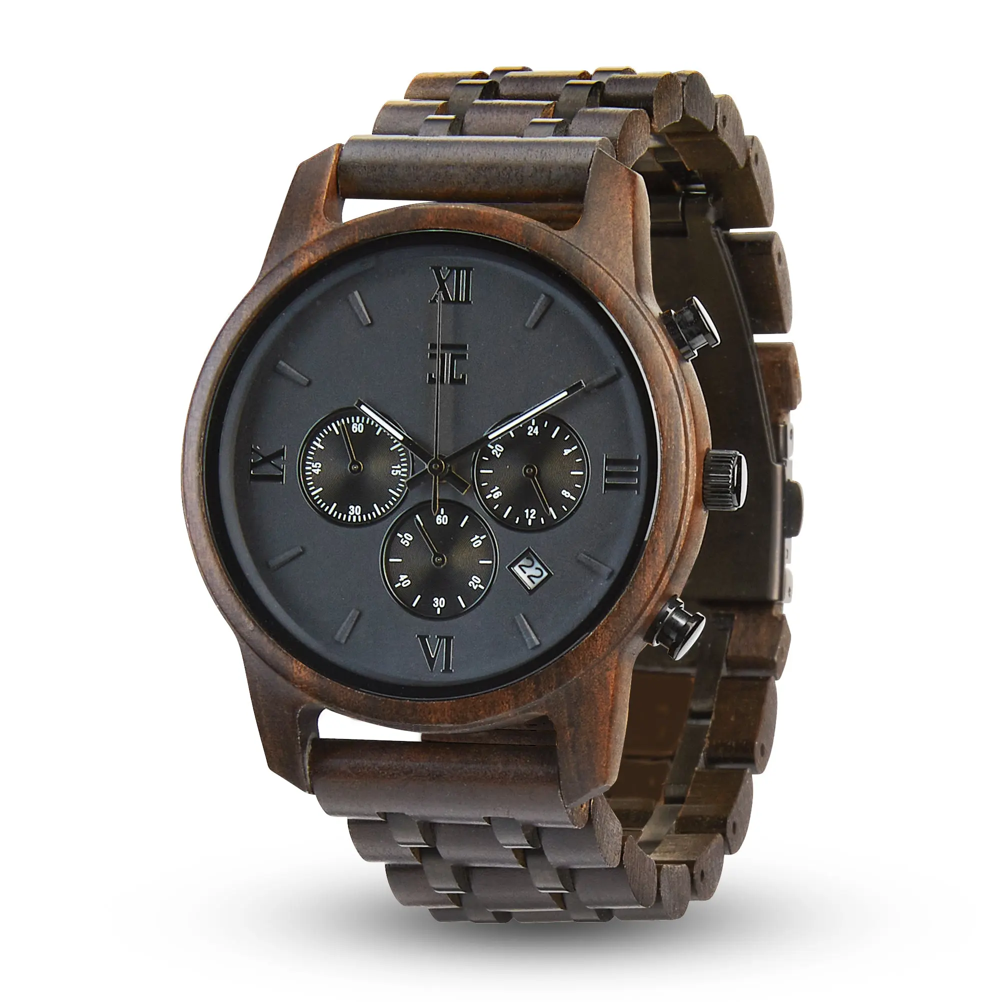 Valyrian Black Sandalwood Chronograph Watch