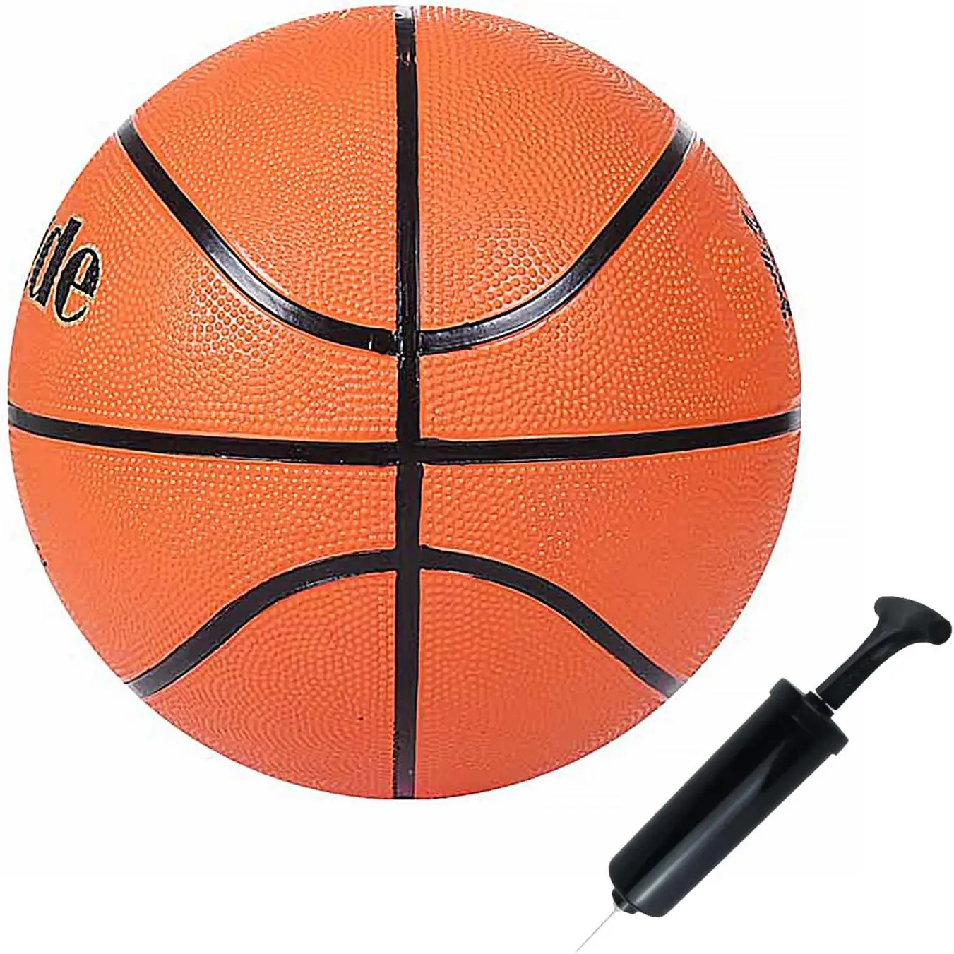 Unisex Durable Rubber Training Basketballs for Children, Size 3-5 Anti-Slip Wear-Resistant Balls with Grip Control, Lightweight High-Quality Indoor Outdoor Training Equipment
