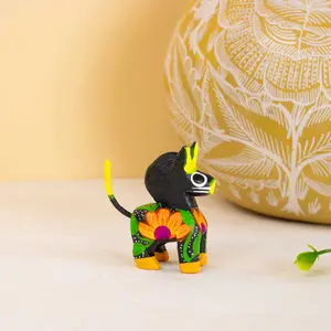 Hand Painted Horse Wooden Figurine, Collectible Art Figurine, Home Decor Ornaments for Room Decor