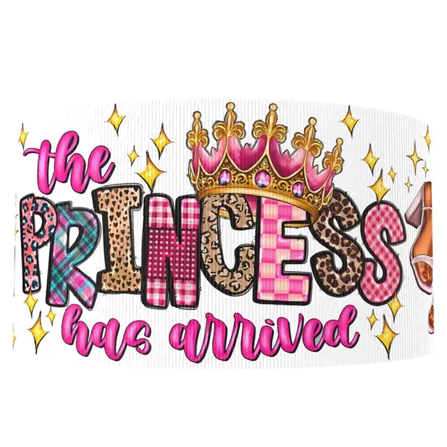 Princess 1 Yard Printed Grosgrain Ribbon Princess 1 Yard Printed Grosgrain Ribbon