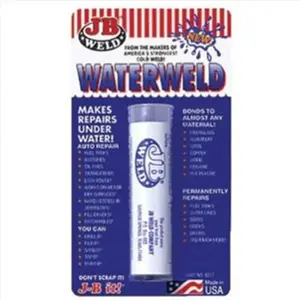 212 MAIN J-B Weld Waterweld Epoxy Putty - White, Waterproof Long Lasting Adhesive for Wall Hole Repair, Underwater Fixes (DIY Scrapbooking & Stamping Supplies)