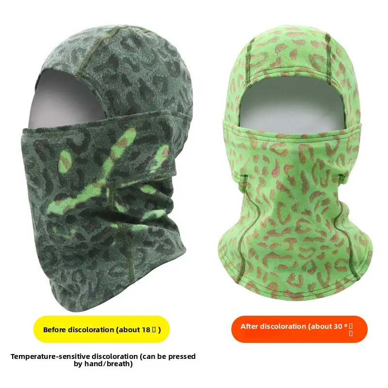 Heat Reactive Ski Mask, Ski Mask Base Layer, Color Changing Balaclava, Balaclava Color Changing, for use as an Inner Layer, Colour-ChangingUnisex Temperature Sensitive Color Change Balaclava, Face Mask & Neck Gaiter for Motorcycle, Fishing, Hiking, Skiing