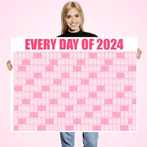 The Big Calendar: Every Day of 2024 - Pink