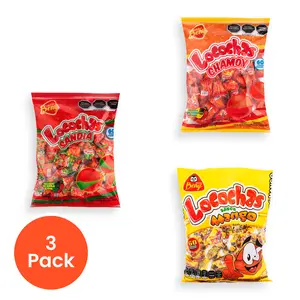 Beny Locochas Sabor Hard Candy Multi Packs - Chamoy, Sandia Watermelon, Mango with Chili Snack Sweet