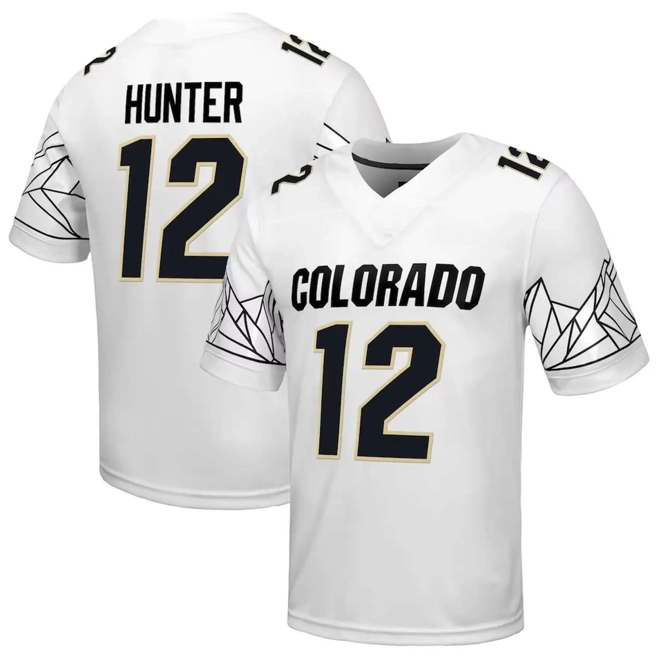 Unisex Football Hunter 12 Colorado States Buffaloes College Team Alumni Game Jersey - White