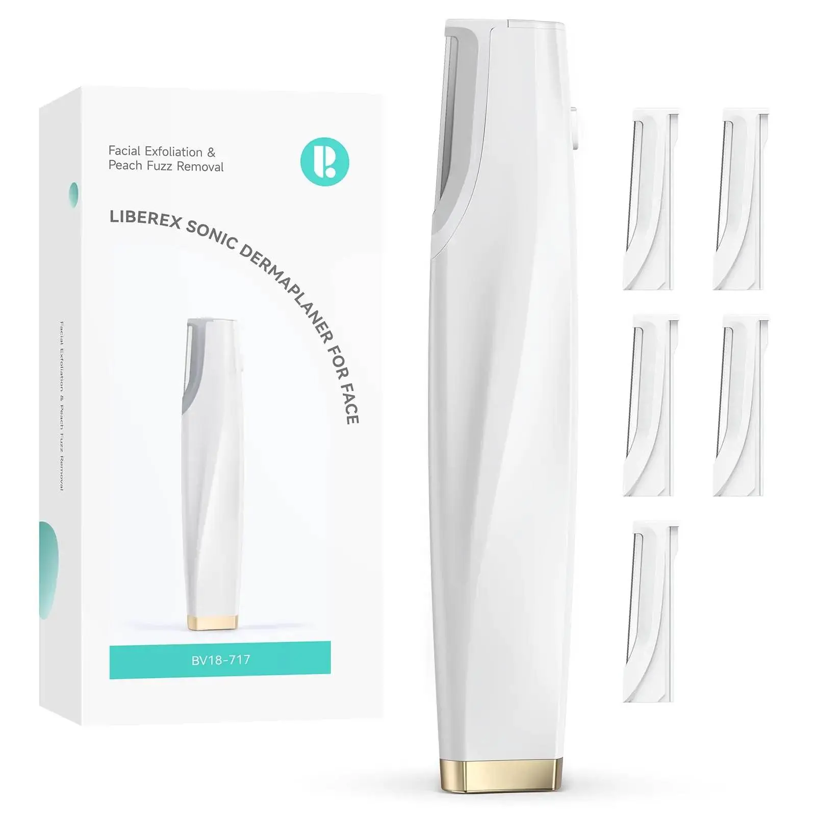 Sonic Dermaplaning Tool for Face - Rechargeable Dermaplane Razor