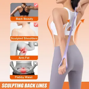 Figure 8 Resistance Bands for Women Men 8 Shaped Silicone Material Original Stretch Band for Arms Chest Expander Yoga Gym Fitness Home Workout Quick Effective Workouts Ergonomic Design Skin Friendly Portable Full Body Toning