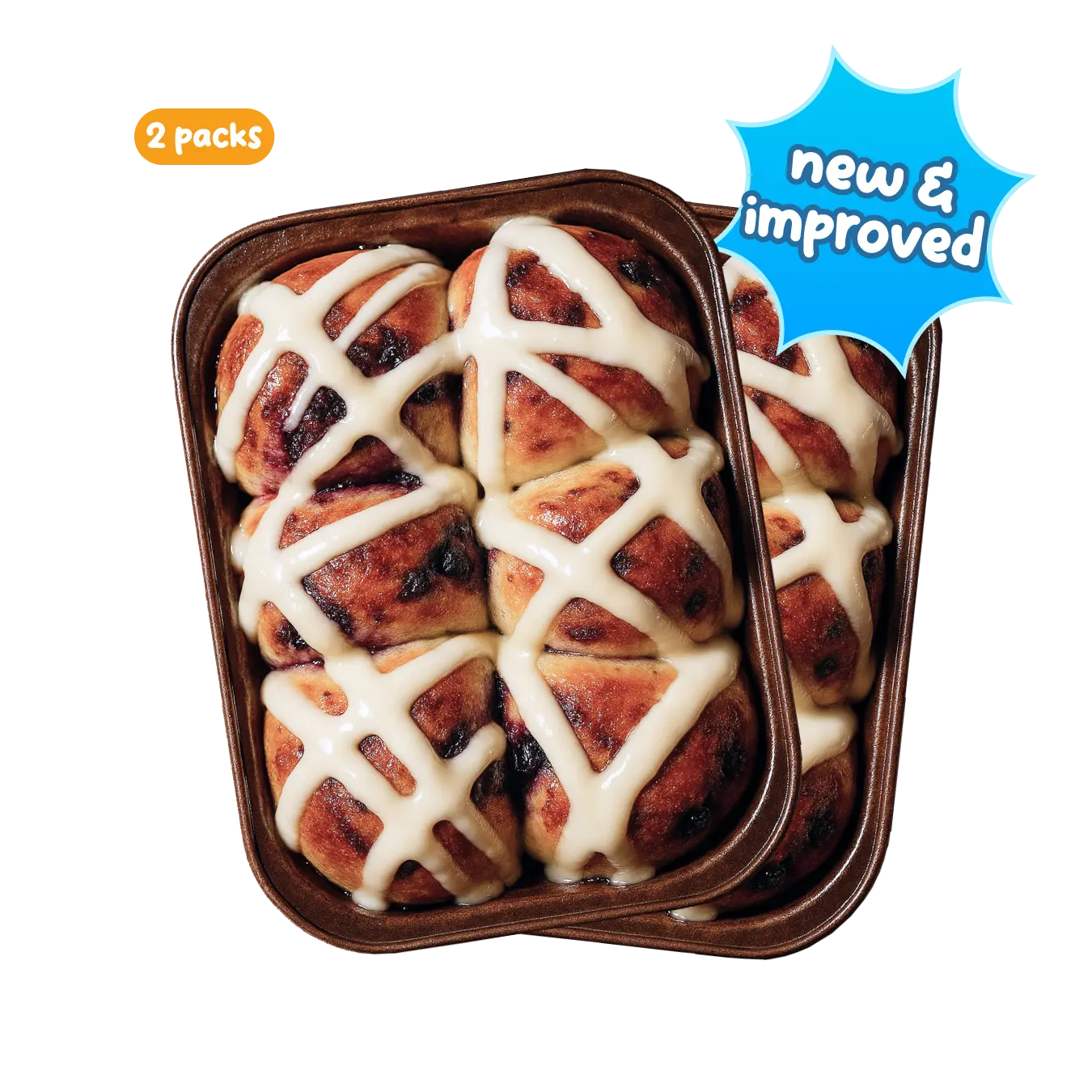 berry cinnamon roll with Cinnamon sugar and icing packet