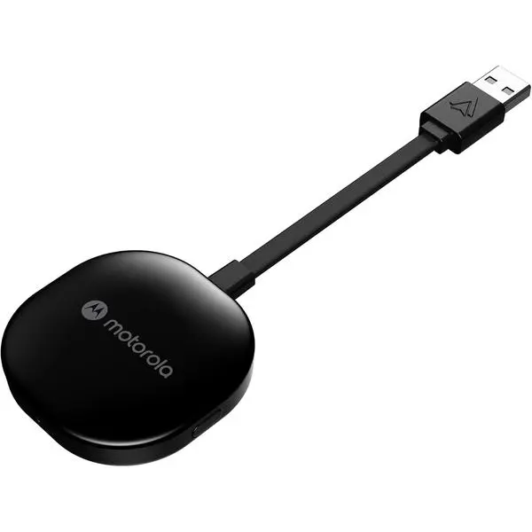 Motorola Sound MA1, the Only Google Authorized Wireless Android Auto Car Adapter, Smartphone to Screen Wireless Bridge Car Accessories, USB Type-A