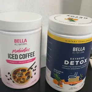 Bella All Natural Piña Powder and Probiotics Iced Coffee Duo