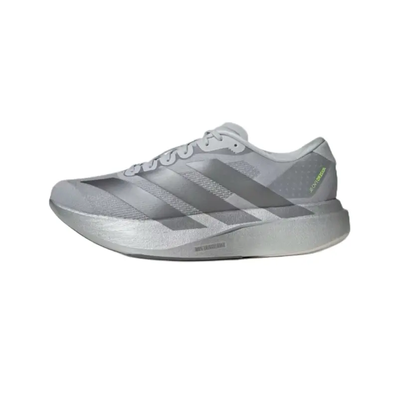 Adidas Adizero Evo SL Silver Metallic Men’s Athletic Trainer, Running Sports Shoes, Daily Casual Walking Fashion Footwear, Silver Metallic/Iron Metallic/Halo Silver