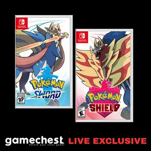 Pokemon Sword & Shield Switch Game Bundle - Nintendo Switch (Region Free)