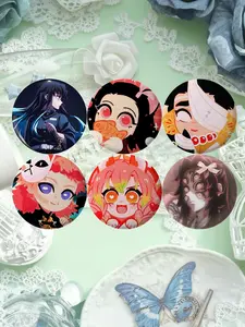 This Demon Slayer brooch set is perfect for bags, jeans, T-shirts, backpacks, and hats. These badges, accessories, and decorative pendants enhance the look of everyday items and make a creative gift. Ideal for birthday gifts or as a festive accessory.