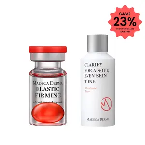 [[Madeca Derma] 2X FIRMING BOOST SET (5 pcs of Elastic Firming Microbiome Ampoules + Microbiome Balancing Toner) Anti-aging, Korean pharmaceutical