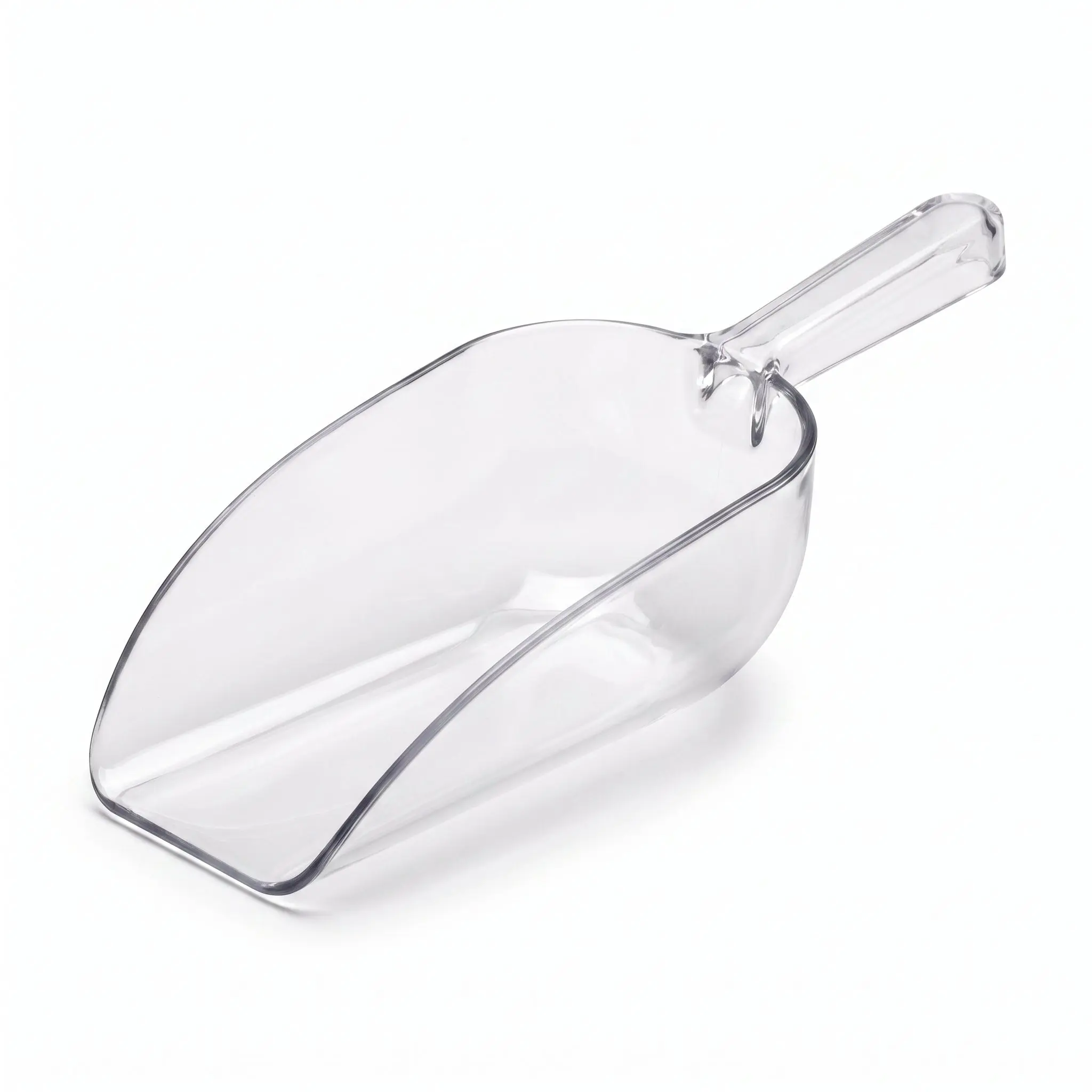 Clear 9-Inch Plastic Ice Scoop