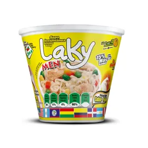 Laky Men - Chicken Instant Soup (2 Pack) 2.65 Oz Each - Sopa Instantanea sabor Pollo | Easy to Prepare