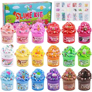 18 Pack Slimes, Slime Kids, Butter Cloud Slime kit for Girls Ages 8-12, Toys for Girls and Boys, Slime Party Favors Goodie Bag Stuffers, 4 5 6 7 8 9 10 Year Old Girl Birthday Gift Cute Stuff