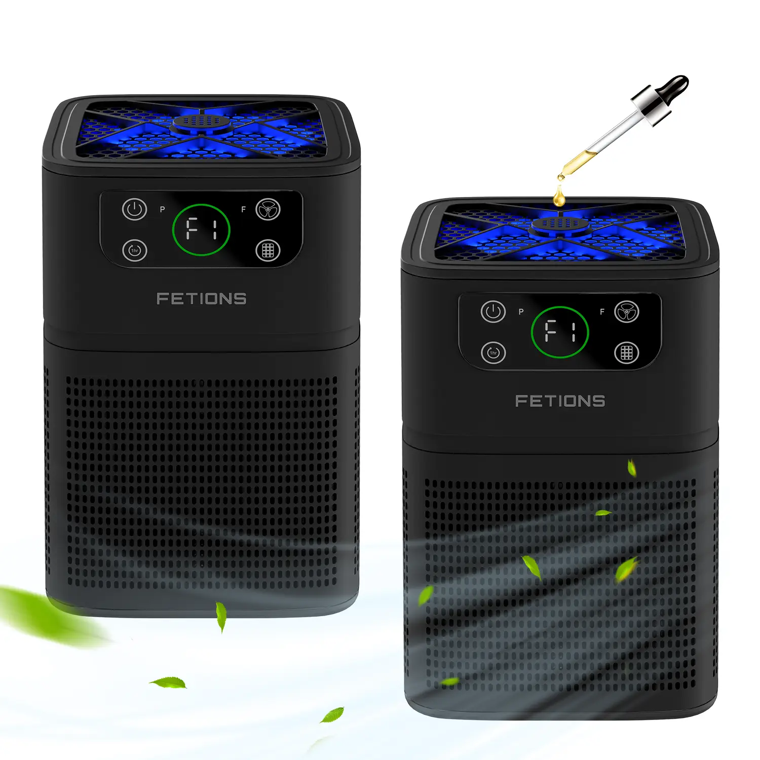 Compact Home Air Purifier with Aromatherapy, 3-in-1 Filtration System, Filter for Dander Pollen Odor, Office Living Room Bedroom Kitchen, White, Fathersdaygift Household Appliances air purifier home