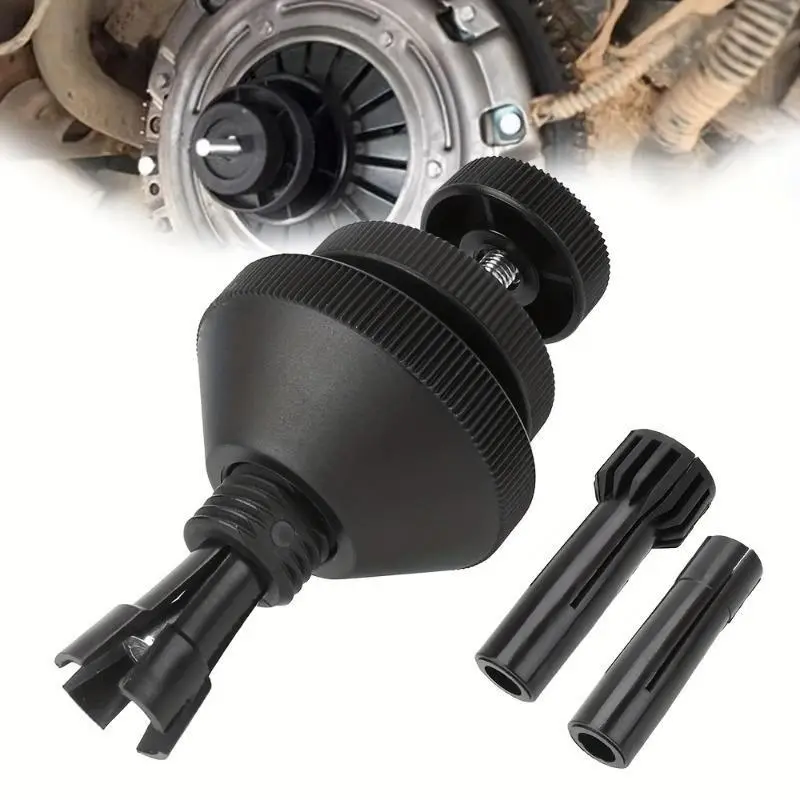 Mechanic's Choice Clutch Alignment Tool, Automotive Repair Tools, Heat-Resistant, Non-Slip PVC Material with Brass Main Shaft, Easy Bench Assembly for Single Plate Clutches up to 5 Tons, Includes Adjustable Sockets and Expanding Collets