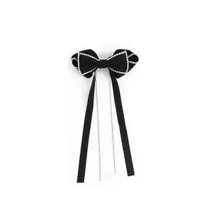 Jessica Bara Bonnie Bow Rhinestone Hair Clip