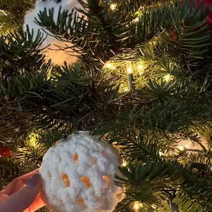 chunky knit christmas ornaments