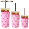 Reusable 3-Pack Iced Coffee Cup Sleeve, Insulated Neoprene, Beverage Holder for Iced Coffee, Durable Drink Sleeve for Cold Beverages, Drink Protectors, Bows, Tumbler Accessories, Reusable Drinkware Covers