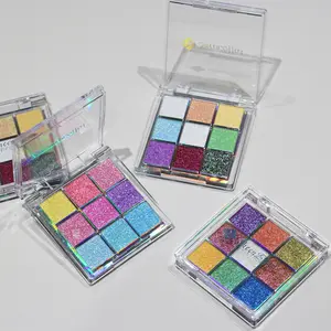 SheenEffect Chameleon 9 Shades Eyeshadow Palette Newest Smooth Shimmer Formula For Face Highlighter & Eyes Eyeshadow Palette