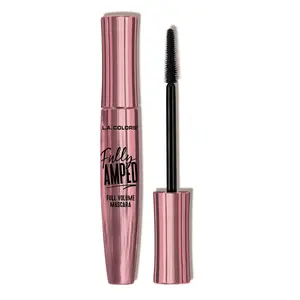 L.A. Colors Fully AMPED Full Volume Mascara - 12ml Nourishing Formula with Vitamin E Panthenol & Biotinoyl Tripeptide-1 for Fuller Lashes