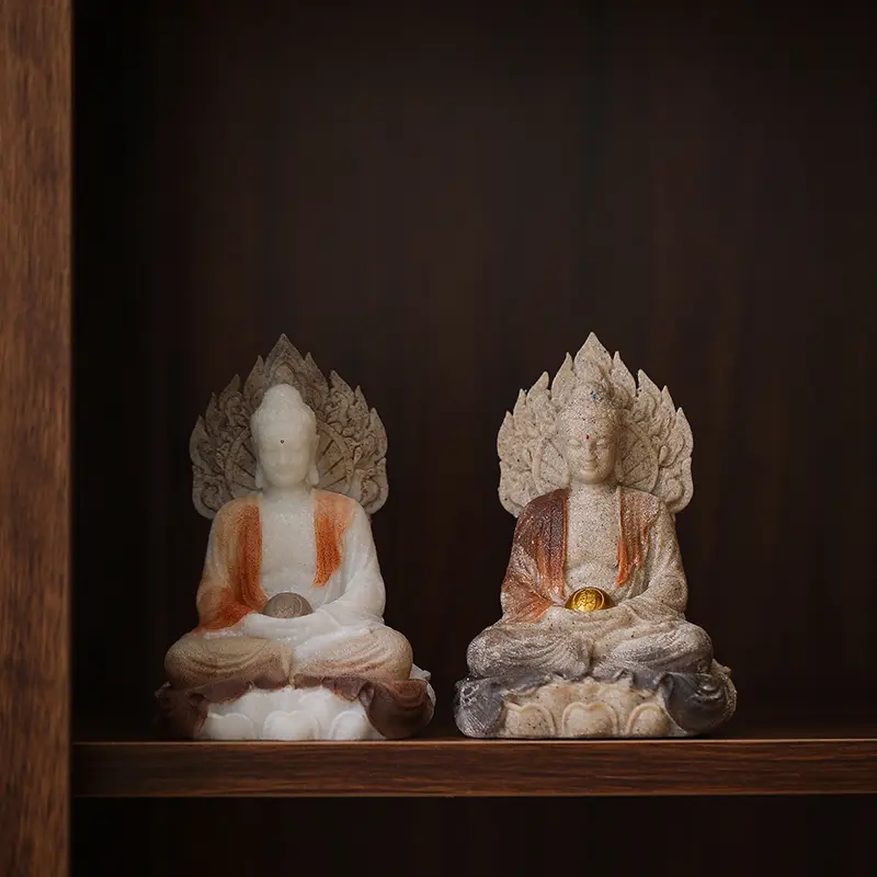 1pc of Buddha statue sitting Buddha home decoration craft, Buddha statue decoration, craft, suitable for home, store and other decoration