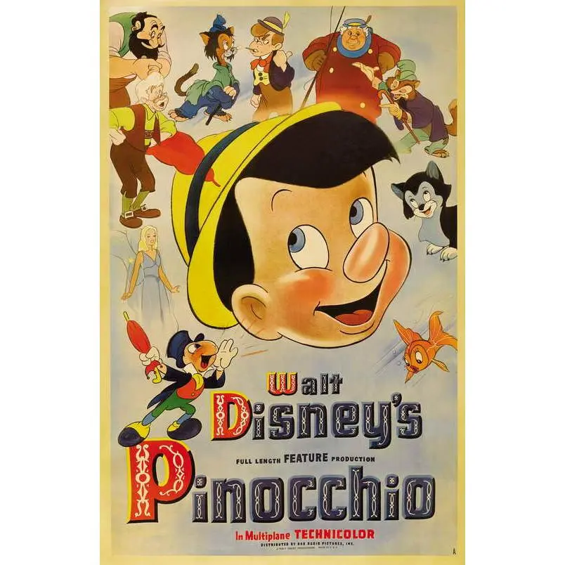 Pinocchio Movie Poster Print (11 x 17)