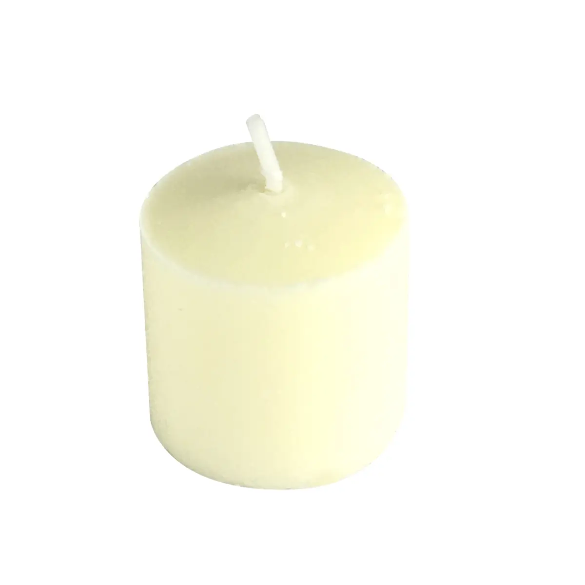Decorative Candles - Neutral Solid 1.5 inch x 1.5 inch Home Decor Mini Pressed Votive Candles, Ivory, Pack of 24, 24 Pieces
