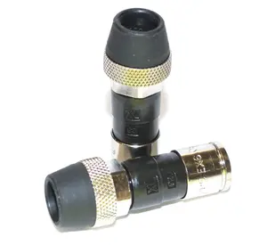 PPC EX6XLWSPLUS Aqua Tight EX Series Weather Proof RG6 & RG6QUAD Compression Connector - Extended Body, 50 Piece