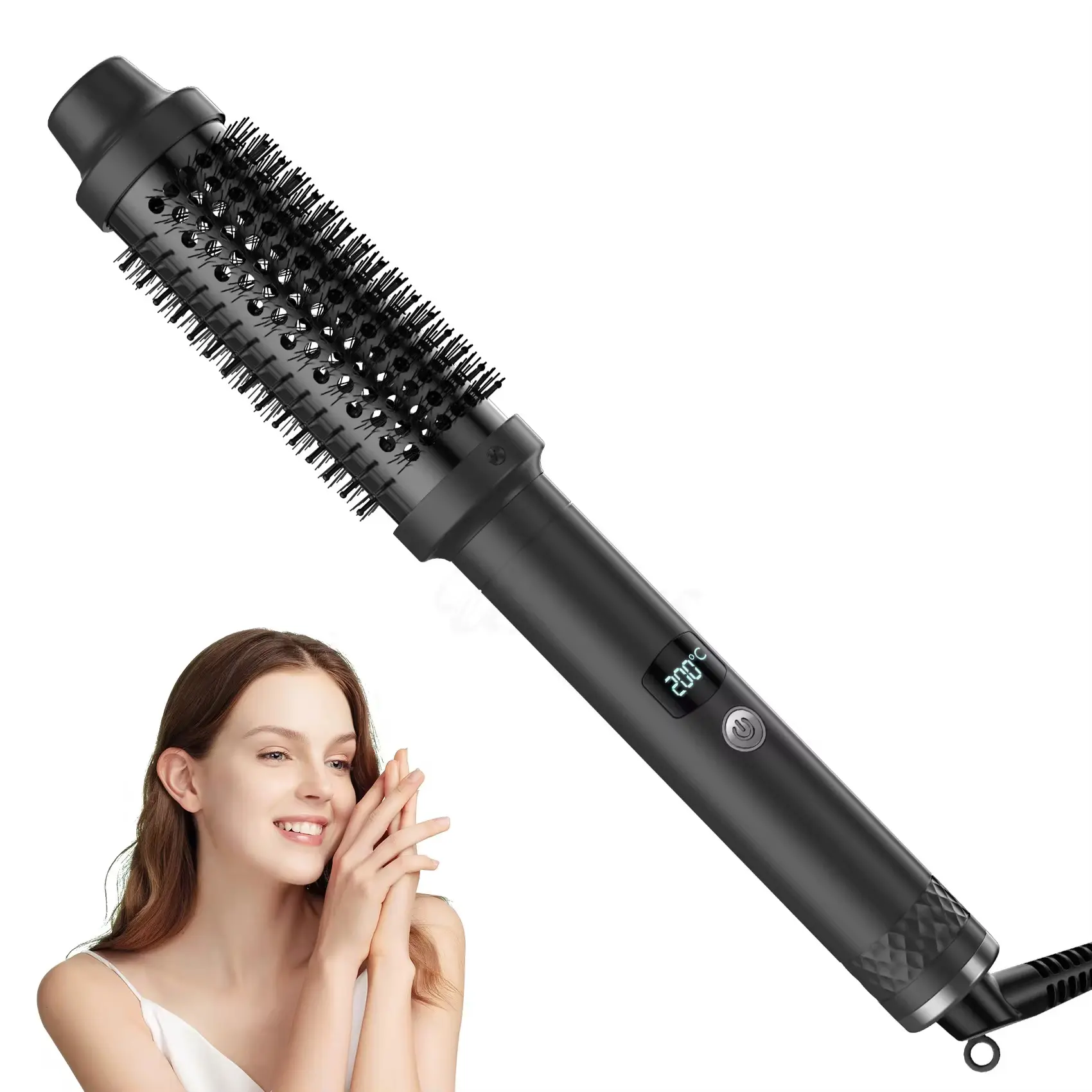 Heat Brush 1.5 Inch Curler 3 in 1