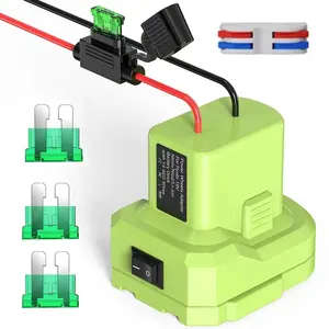 Applicable for Ryobi 18v One+ Series Battery Converter Kit, with with On/Off Switch, Wiring Terminals & Fuse Protection, Durable Wire Connectors , Power Wheels Adapter for Tools, DIY Modification Accessories