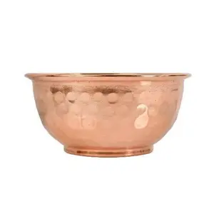 Hand Hammered Copper Offering Bowl 3"D (Cuenco de Cobre Martillado)