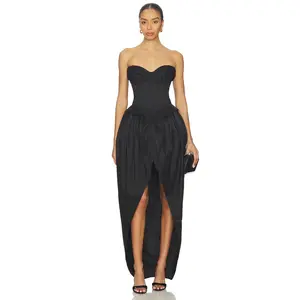 Camila Coelho Amaranta Maxi Dress in Black