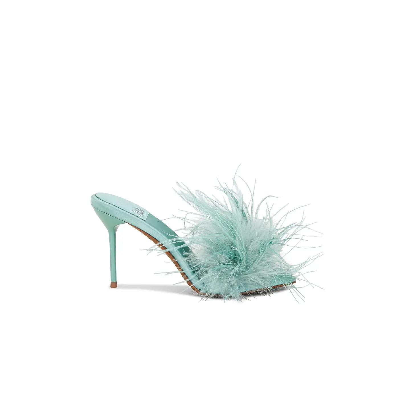 Jeffrey Campbell Hey-Ya Sandal in Champagne Satin Combo