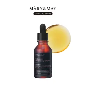 [Mary&May Official] Mary&May Idebenone + Blackberry Complex Serum 1.01 fl.oz Potent Anti Aging for Enhanced Antioxidant Skin Nourishment Korean Face Skincare EWG Green Grade Cruelty-Free