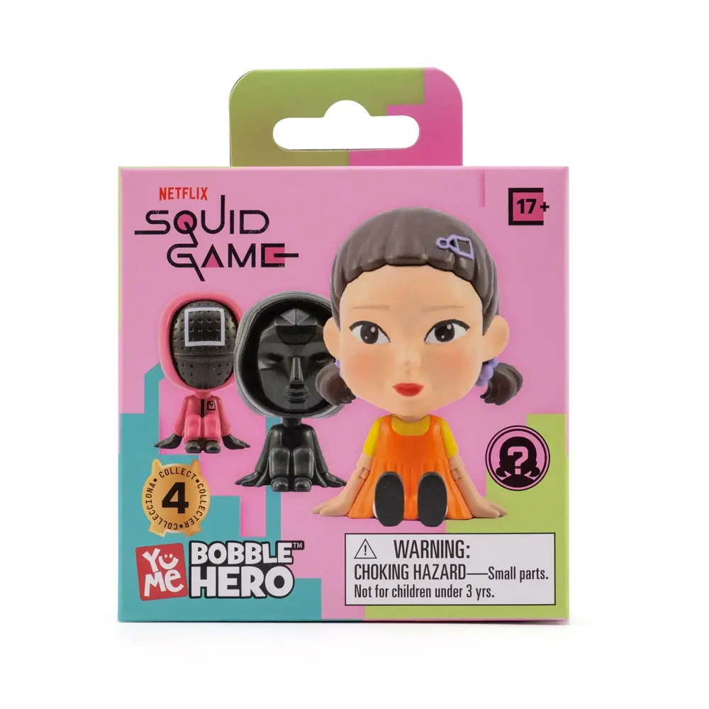1pc Netflix Officially Licensed Squid Game Mystery Blind Box Collectible Figurine with 4 Random Characters 1 per Box Perfect Gift for Fans Kids Families Collectors