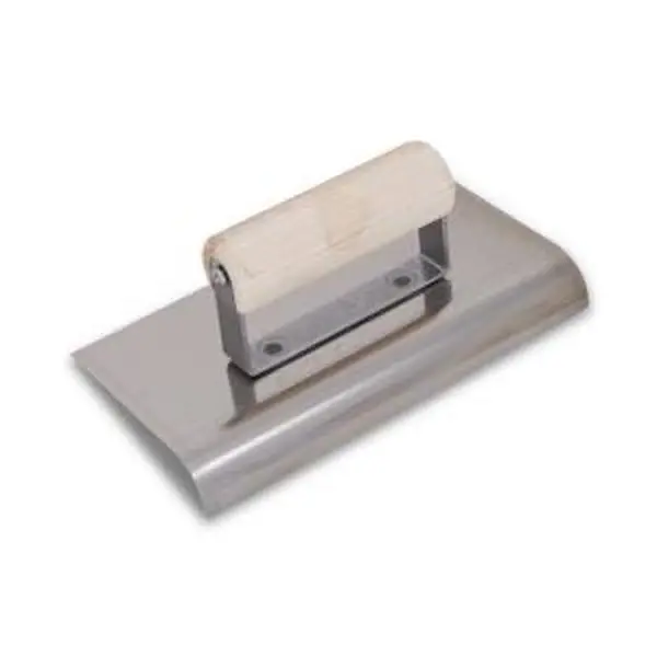 SS Edger 6 x 6 with Wooden Handle No. 13910