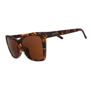 goodr Vanguard Visionary Medium Size (Pop G) Translucent Brown Frame with Brown Lens, UV400, No Slip No Bounce No Tangle goodr Vanguard Visionary Medium Size (Pop G) Translucent Brown Frame with Brown Lens, UV400, No Slip No Bounce No Tangle