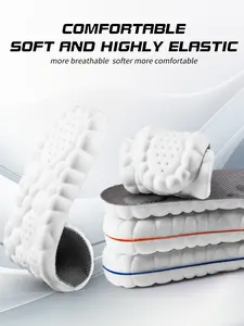 Cloud Soles for Men & Women, Anti-Fatigue 4D Cloud Soles, Shock Absorption Soft Memory Foam Insoles, Foot Pain Relief, Soft Elastic Insoles, Shock Absorbing Insole