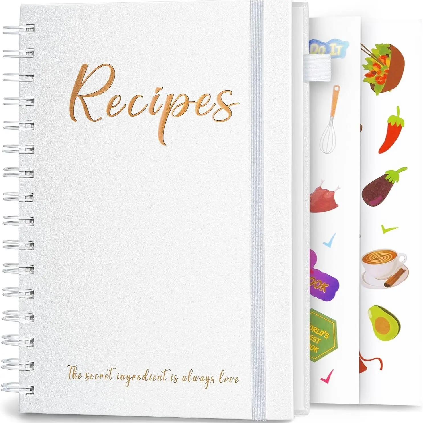 Recipe Book to Write in Your Own Recipes ( Pearl & Gold rose ) Recipe Book to Write in Your Own Recipes ( Pearl & Gold rose )