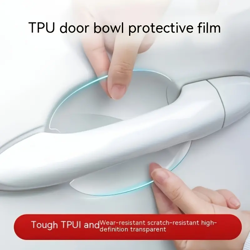 16-Piece Car Door Handle Protective Stickers, Automotive Sticker, Decal for Toyota, Honda, Chevrolet, Ford, GMC & Other Models, Car Exterior Accessories, Automotive Sticker Car Stickers, Decal Car Stickers