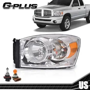 Fit For 2007-2010 Dodge Ram Truck Front Driving Headlight Lamp Left CH2502180 G-PLUS